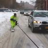 Watch This Fool Hook A Rope To A Jeep & Snowboard Through NYC